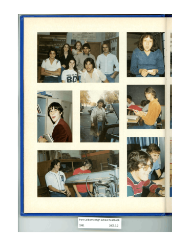 A collage of candid photos featuring people in various casual settings.